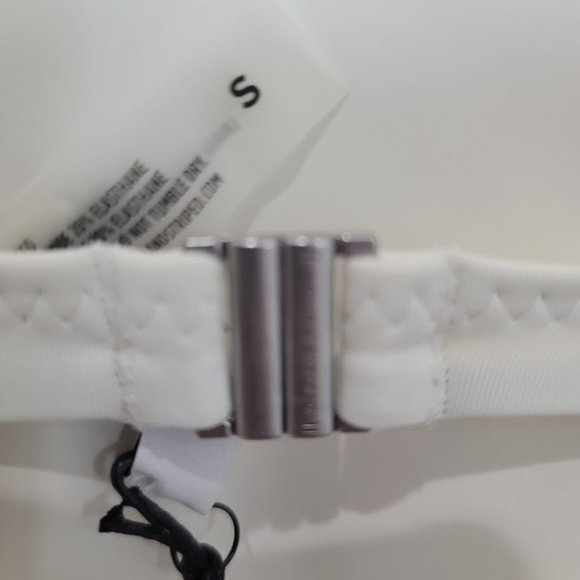 Solid & Striped Bailey Cream White One Piece Swimsuit Size Small - Picture 9 of 15